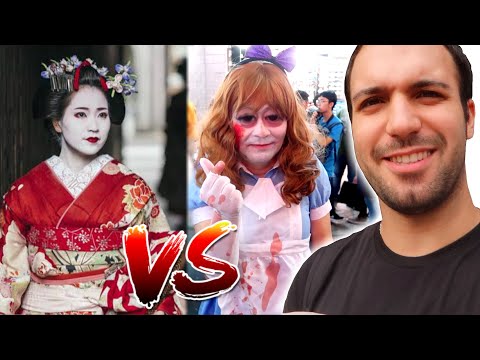 ESKİ vs YENİ JAPONYA!! (UTANÇ VERİCİ) | Sokak Yemekleri, Cosplay, Gece Hayatı