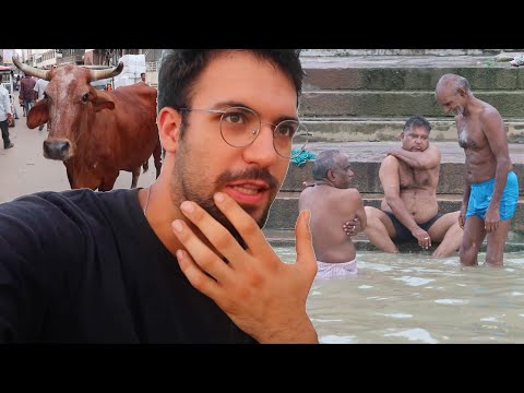 CESETLİ SUDA YIKANIYORLAR!? Ganj Nehri, Ölü Yakma Töreni ve Sokaklar - Hindistan