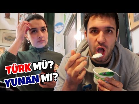 TÜRKİYE vs YUNANİSTAN (Yoğurt, Kahve, Dondurma, Döner, Baklava) | Japon Hamza