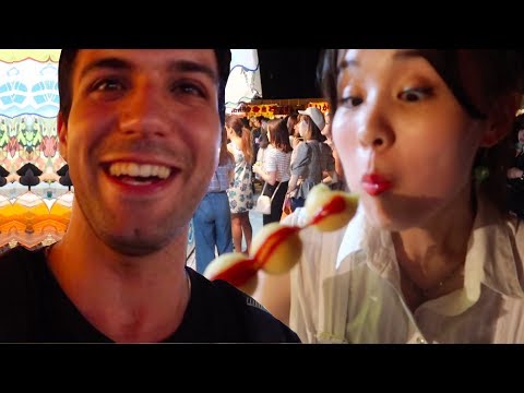 Japon Arkadaşım ile FESTİVAL ve SOKAK YEMEKLERİ | Japon Hamza