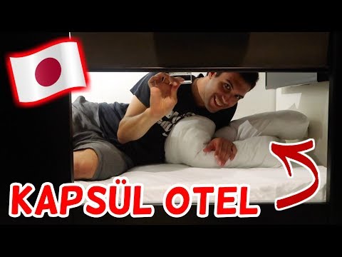 JAPONYA'DA KAPSÜL OTEL'DE KALIYORUM | Ne Kadar? Rahat mı? | Japon Hamza