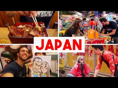 JAPONYADA İLK GÜNÜMÜZ!! | Japon Oyun Merkezi | Yılan Balığı | Maymun Show | Japonya VLOG