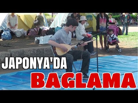 🇯🇵 Japonya'da Bağlama (Saz) Çaldım 🇹🇷 | Japonlara Türk kültür tanıtımı | Genç Japon Hamza