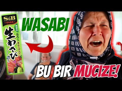 KÖYDEKİLER WASABİ YERSE? (TEPKİ) 😂 | Japon Yemeği ve Kültürü | Japon Hamza