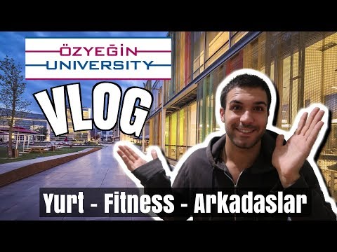 Özyeğin'de Bir Gün | Yurt Hayatı, Fitness, Arkadaşlar | ÖzÜ Üniversite VLOG
