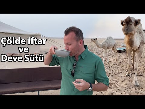 Çölde Çobanlarla İftar Yaptım - Deve Sütü İçtim - KUVEYT