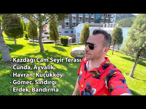 Balıkesir Gezim - Cam Seyir Terası, Cunda, Ayvalık, Gömeç, Erdek
