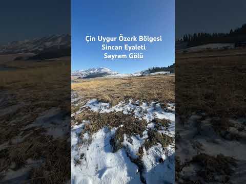 Çin Uygur Özerk Bölgesi Sayram Gölü #karavan #worldtour #travel #dünyaturu #sayram #china #çin