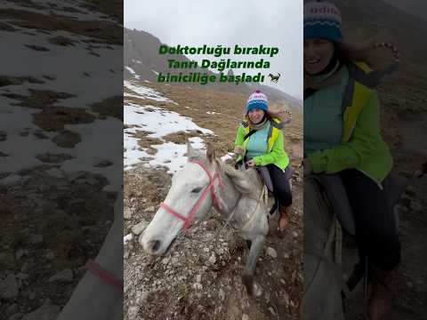 Doktorluktan biniciliğe 🐎 #kırgızistan #travel #horseriding #binicilik