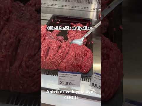 Gürcistan’da et fiyatları… #gürcistan #etfiyatları #karavan #dünyaturu