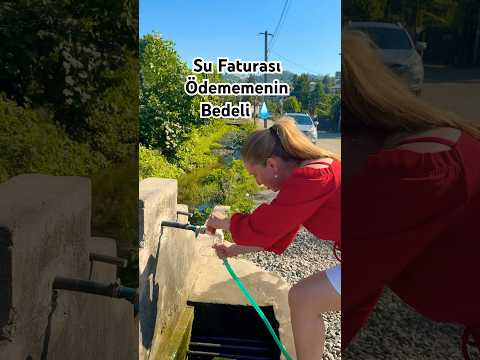 Su faturası ödememenin bedeli💧 #karavan #karavancılık #gürcistan #susorunu