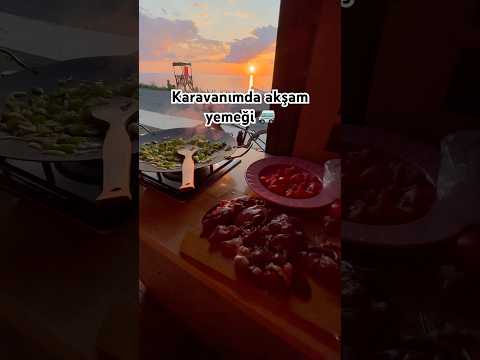 Karavanımda akşam yemeği 🥘 Fındıklı/Rize #karavan #minimalism #travel #karavancılık