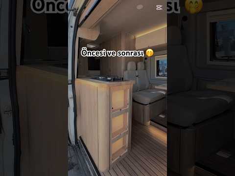 Karavan yapımı öncesi ve sonrası 🚐 #karavan #karavancılık #karavanyapımı