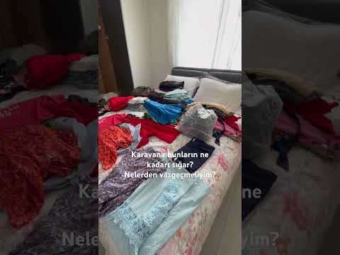 Karavan için kıyafet hazırlığı #travel #karavan #minimalism #minimalist