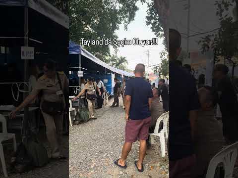 🇹🇭 Tayland’da Seçim Sandığı Böyle Kuruluyor 😳