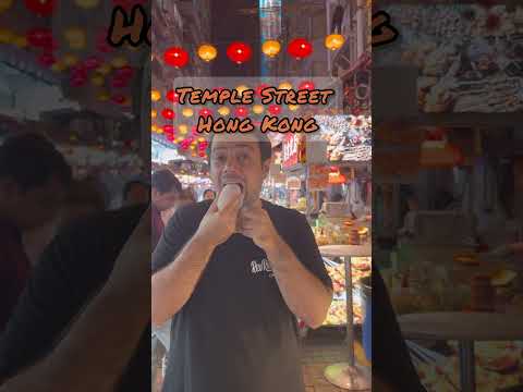 Hong Kong’un En Renkli Gece Pazarı! Temple Street Turu 🌃