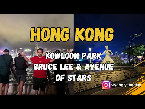 Hong Kong 2. Gün: Kowloon Park & Avenue of Stars 🌟 | Bruce Lee Heykeli #174 