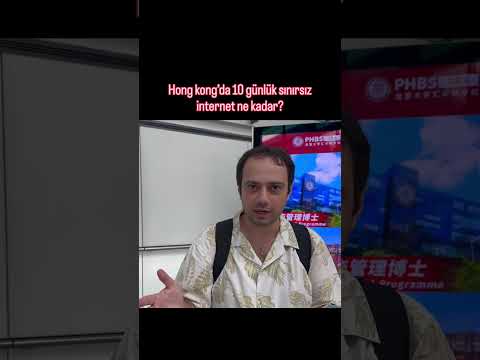 Hong Kong Havalimanında 10 Günlük Sınırsız İnternet Deneyimi 📶✈️ #simcard