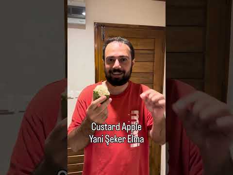 Custard Apple Denedim! 😋 Egzotik Meyve Deneyimi