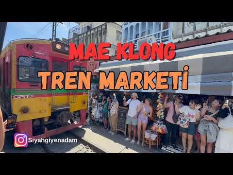 Tren Geçerken Alışveriş Yapmak? Mae Klong Market Gezisi #142