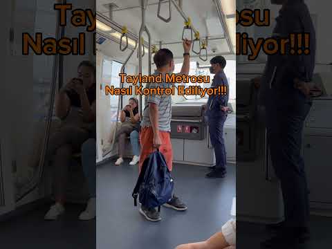 Tayland Metro Şoförünü İzledim! 🚇👨‍✈️ #vlog #travel