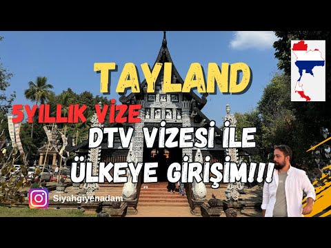 Tayland DTV Vizesiyle Ülkeye Giriş! Hindistan Aktarma! 5 Yıllık Vize Deneyimim 🇹🇭✈️ #125