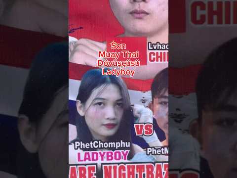 Tayland’da ladyboy Muay Thai dövüşçüsü olarak arenada!