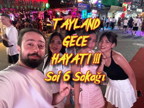 TAYLAND GECE HAYATI!!! / SOİ 6 SOKAĞI / PATTAYA SAHİLDE TUK TUK YOLCULUĞU #31