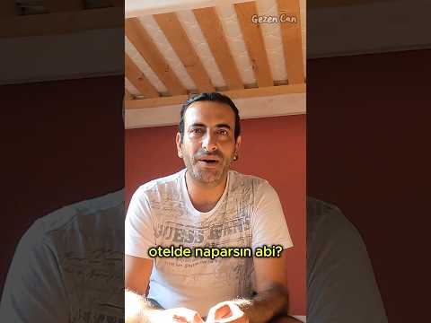 İnsan otelde niye kalır?