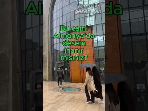 Türklerin yaptırdığı Almanya’da ezan okunan tek cami