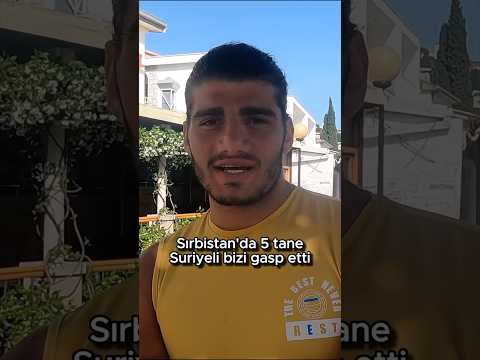 Sırbistan’da bir Türk’ün başına gelenler 😠