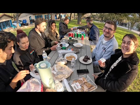 Texas'a yeni taşınan Türkler buluşup mangal yaptık 🍗