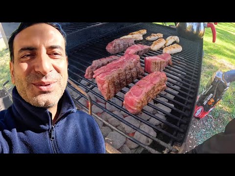 Texas'ta komşum Türk çıkınca mangal yaptık! 😄