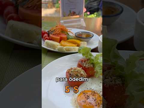 Açık büfe kahvaltı 🍳 Tayland