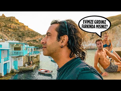 Yanlışlıkla Amerikalı Çiftin Evine Girdim (Milos) 🇬🇷