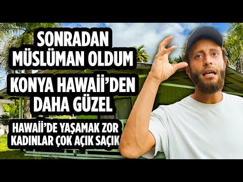 Hawaii'de Müslümanlığı Seçen Amerikalı Konya'ya Gitmek İstiyor 🇺🇸