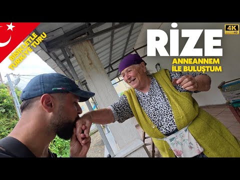 Bisikletle Türkiye Turu: Memleketim Rize'ye Geldim! Anneannem'e Sürpriz Yaptım! •192