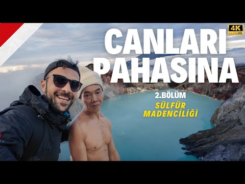 "DÜNYANIN EN ZEHİRLİ MADENİNDEYİZ!" Krater Gölü Manzarası (IJEN DAĞI) 🔥🌋 •140