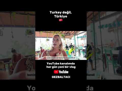 Turkey değil, Türkiye 🇹🇷 .. Her gün yeni bir video.. #shorts