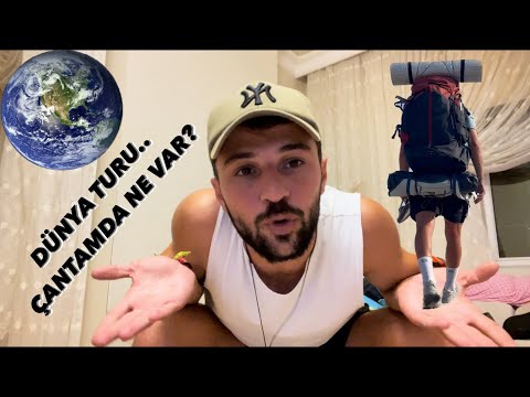 Dünya turuna çıkıyorum.. ÇANTAMDA NE VAR? •37