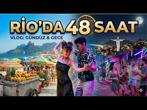 BREZİLYA SOKAKLARINDA GÜNDÜZDEN GECEYE - RİO DE JANEİRO VLOG