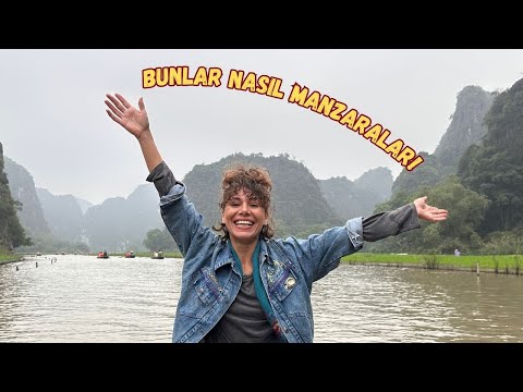 VİETNAM'DA AYAKLA TEKNE TURU.