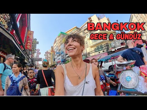 BANGKOK'DA YÜRÜYEREK KEŞİF - Yemek, Kalabalık ve Kaos!