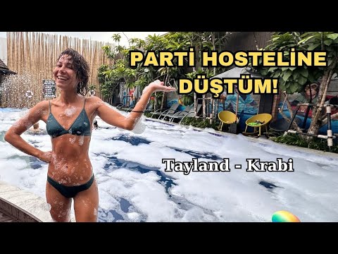 KRABİ TAYLAND GECE HAYATI - Parti Hosteli, Sahil ve Sokak Lezzetleri