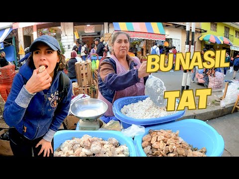 İlk defa sokakta Fermente PATATES denedim (Huaraz)