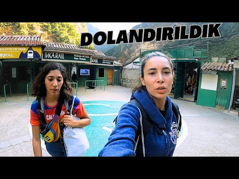 Machu Picchu’da DOLANDIRILAN ilk kişileriz 🥴 87 dolarlık tren bileti almak zorunda kaldık🇵🇪