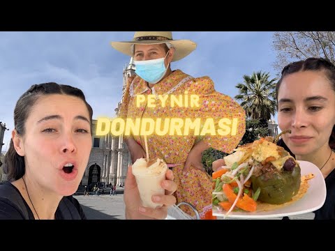 TÜRKLER  BU YEMEKLERE BAYILIR !!  Peru Arequipa (Biber dolmasi)