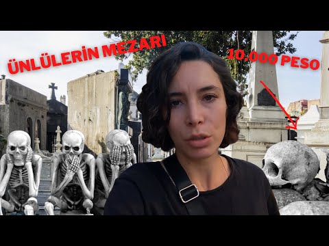 ARJANTİN'DE ÖLÜLER BURAYA GÖMÜLÜYOR(YOK ARTIK) ! Recoleta Dünyadaki En Pahalı En Zengin Mezarlık