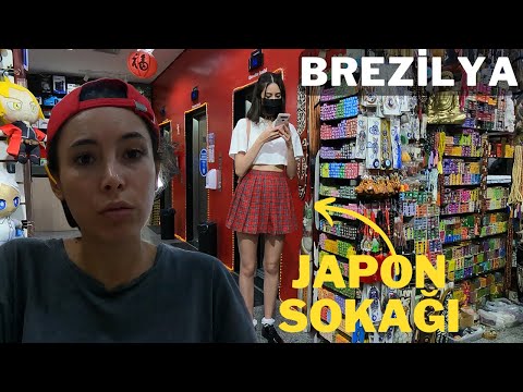 Brezilya'da JAPON MAHALLESİNE Geldim | GÜNEY AMERİKA'DA Japonya Abur Cuburları